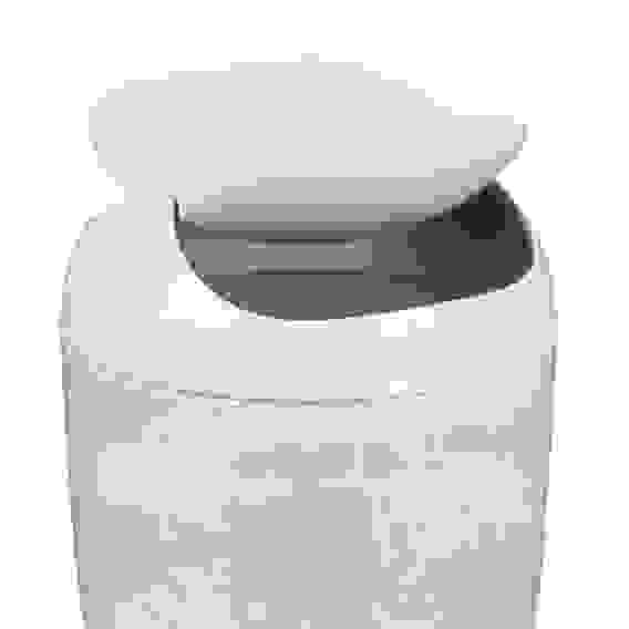 Контейнер для мусора настольный 1л, Luna, пластик, серый