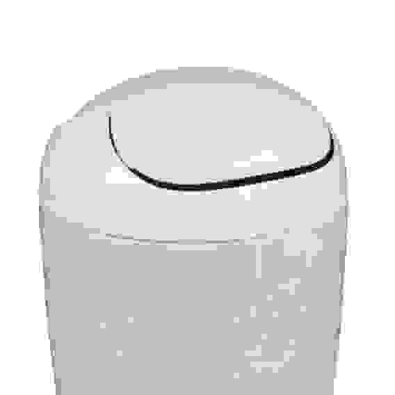 Контейнер для мусора настольный 1л, Luna, пластик, серый