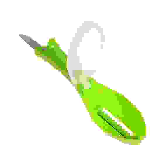 Рыбочистка с контейнером, 20см, нерж. сталь, полипропилен