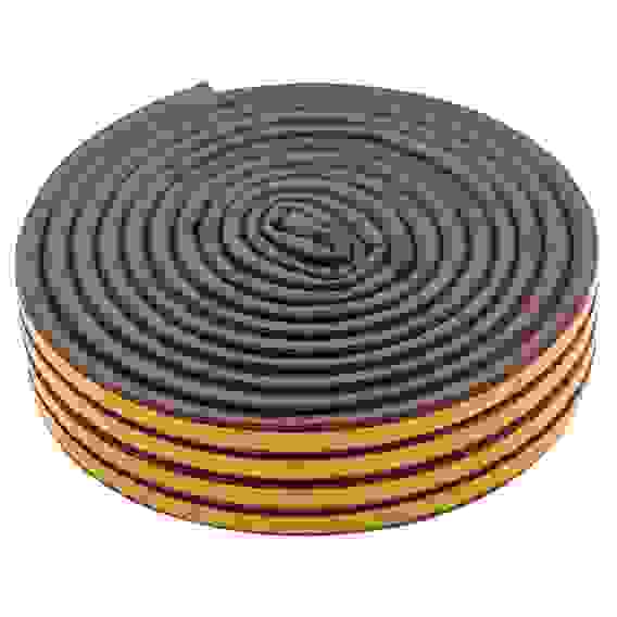 Уплотнитель резиновый, 12 м, профиль &quot;D&quot;, коричневый// Сибртех