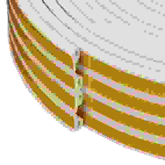 Уплотнитель, 24 м, профиль \"P\", белый, Россия// Сибртех