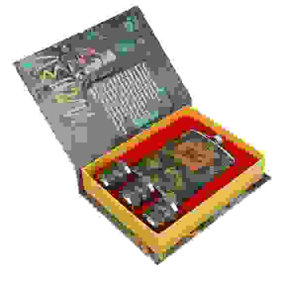 Набор фляга со стопками, КНИГА, 250мл, BY