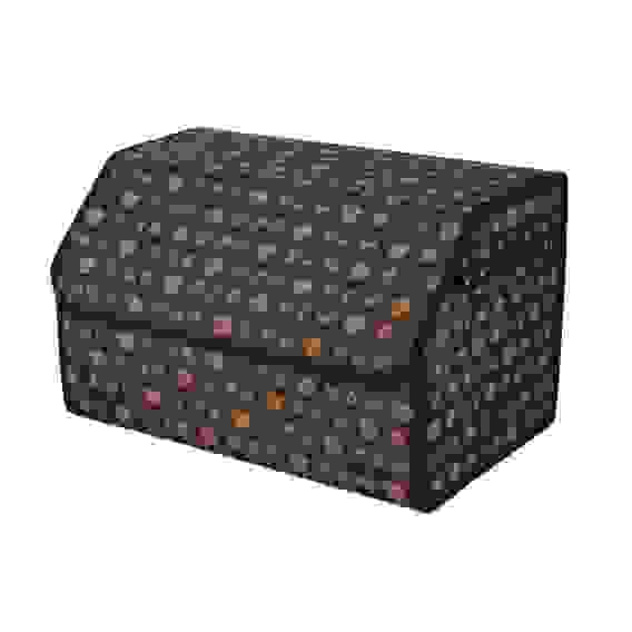 Органайзер багажника, 50х30х30 см, экокожа, Premium, коричневый NG