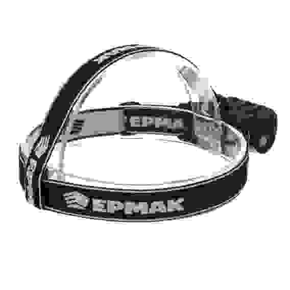 Фонарь налобный, 3 LED, 1200мАч, 3 режима, 8,3х3,8х5,4см, USB кабель, пластик ЕРМАК