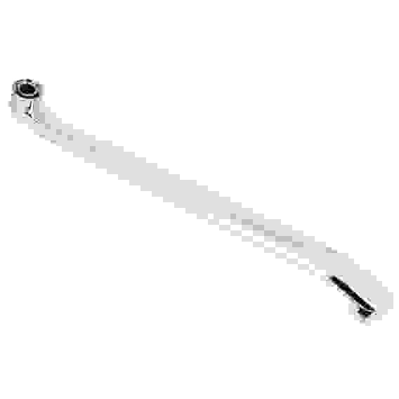 Излив смесителя для ванны, плоский изогнутый, 40см, нерж. сталь