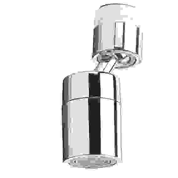 Аэратор-насадка для смесителя универсальная, режим душ, вращение по осям тип1