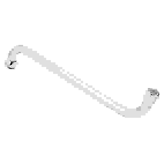 Излив смесителя для ванны, круглый S-образный, 30см, нерж. сталь