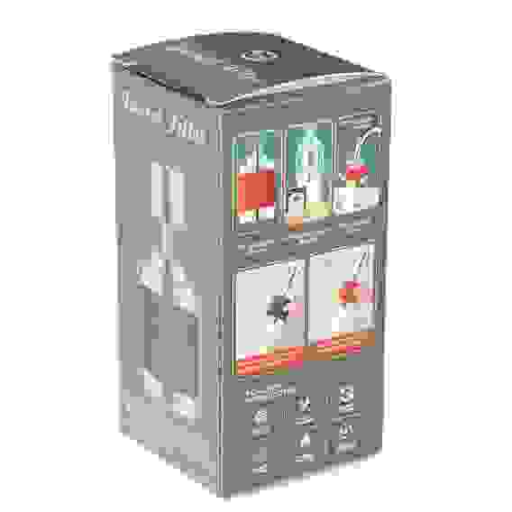 Аэратор-насадка для смесителя с фильтром, 2 режима, хром/белый