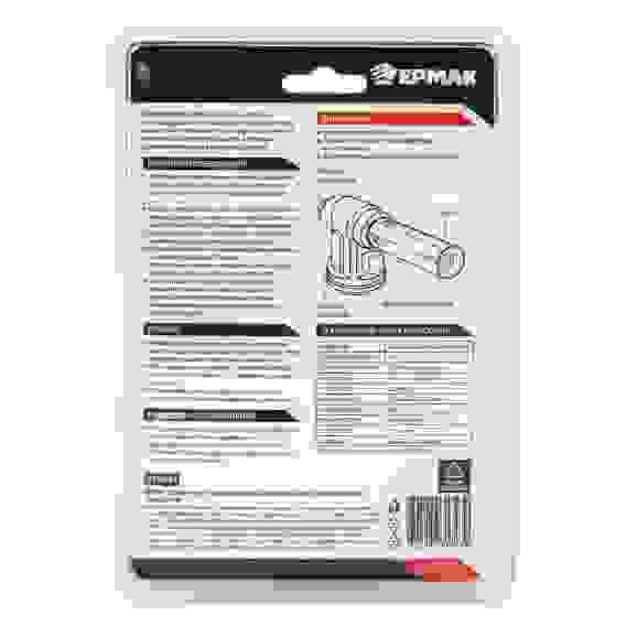 Горелка газ. с пьезорозжигом, цанговый захват, широкое cопло; 15х6,5х4см ЕРМАК