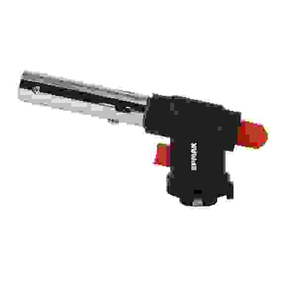 Горелка газ. с пьезорозжигом, цанговый захват, широкое cопло; 15х6,5х4см ЕРМАК