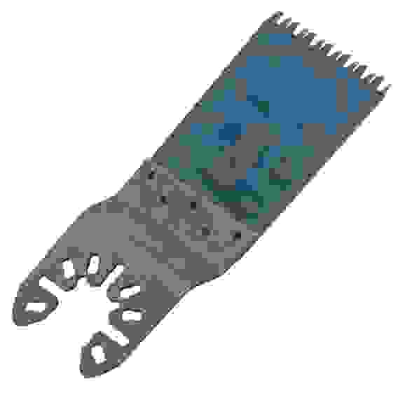 Насадка для МФИ режущая пазовая прямая, HCS, по дереву, ламинату, 34 х 2,5 мм, крупный зуб// Denzel