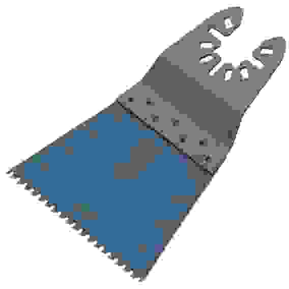 Насадка для МФИ режущая прямая, HCS, по дереву, ламинату, 65 х 1,8 мм, крупный зуб// Denzel