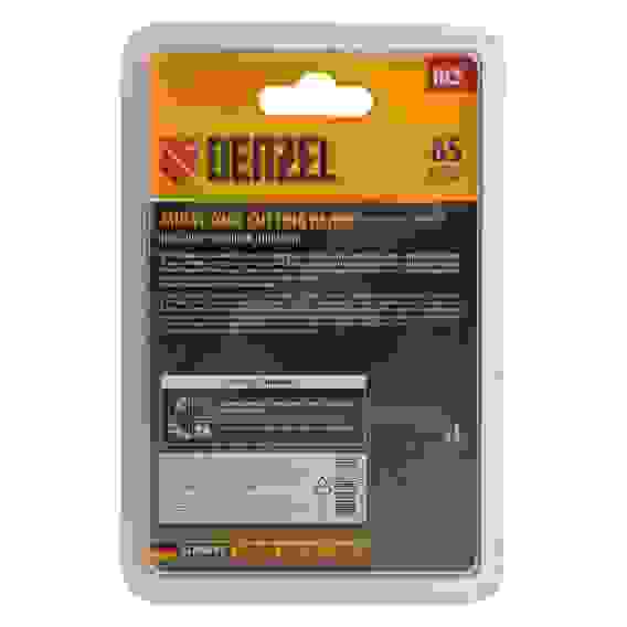 Насадка для МФИ режущая прямая, HCS, по дереву, ламинату, 65 х 1,8 мм, крупный зуб// Denzel