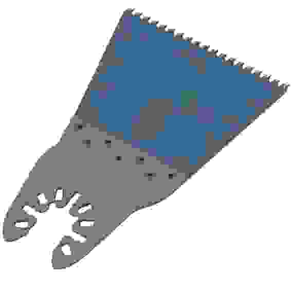 Насадка для МФИ режущая прямая, HCS, по дереву, ламинату, 65 х 1,8 мм, крупный зуб// Denzel