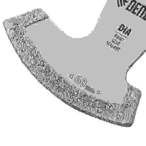 Насадка для МФИ режущая сегментная, DiA, по камню и плитке, 60 мм // Denzel