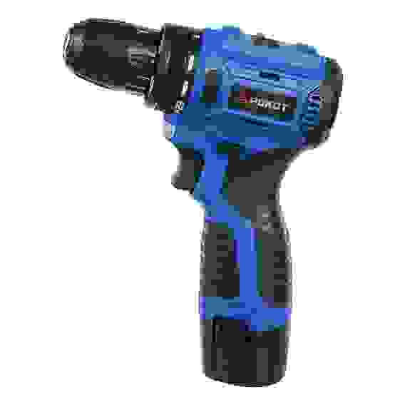 Дрель-шуруповерт аккумуляторный бесщеточный, 12В, 2*0 А*ч, 0-400/0-1400 об/мин, 38 Н*м РОКОТ