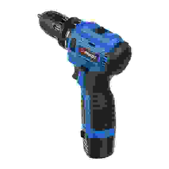 Дрель-шуруповерт аккумуляторный бесщеточный, 12В, 2*0 А*ч, 0-400/0-1400 об/мин, 38 Н*м РОКОТ