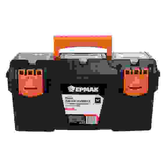 Ящик для инструмента 16\" с отсеками для крепежа ЕРМАК