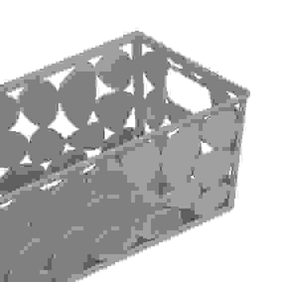 Корзинка для хранения, 25,5x10x7,5 см, 2 цвета, пластик VETTA