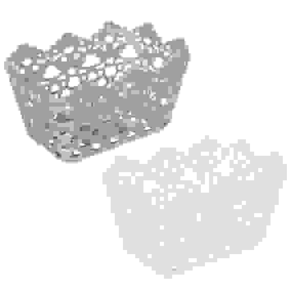 Корзинка универсальная &quot;Цветы&quot;, 15х10х8,5см, пластик, 2 цвета VETTA