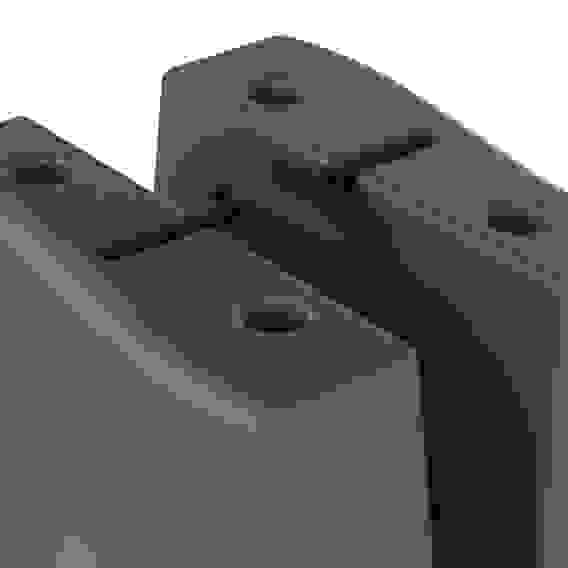 Кашпо на перила 290х290х200мм малое (графитовый)