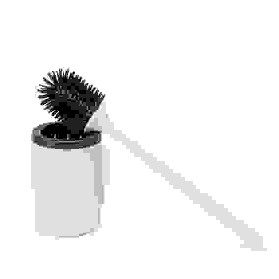 Ерш туалетный гибкий (с подст.)(белый)