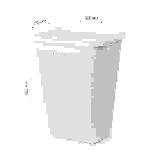 Корзина д/белья &quot;Элемент&quot; 55л (белый)
