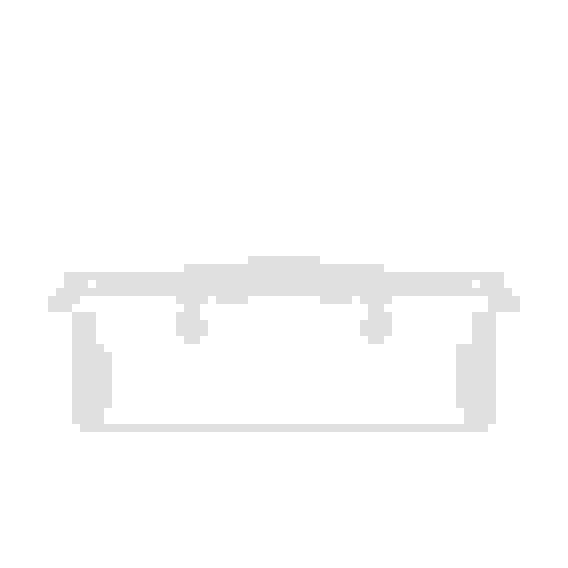 Контейнер 4,5л прямоугольный плоский (прозрачный)