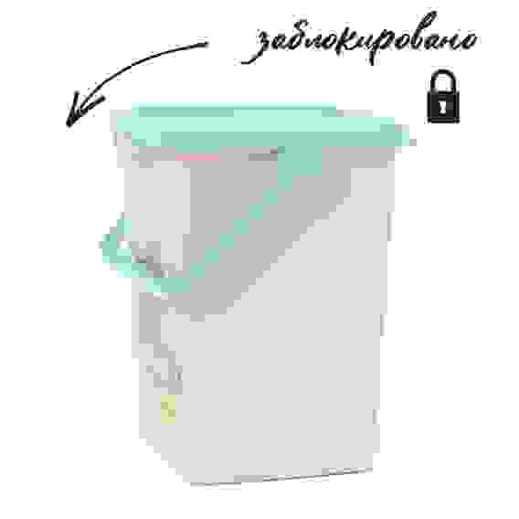 Контейнер для корма &quot;Мур-мяу&quot; 5,5л (с замком)