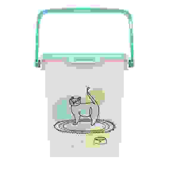 Контейнер для корма &quot;Мур-мяу&quot; 5,5л (с замком)