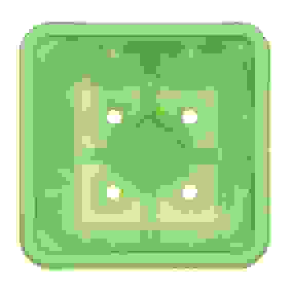 Набор горшочков для рассады 20шт, 8х7.5см, зеленый, РS INBLOOM