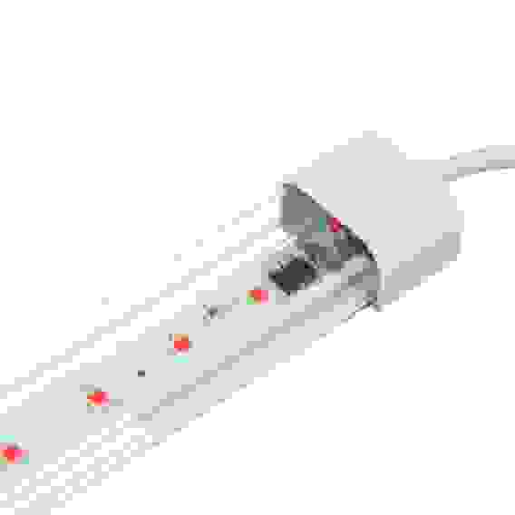 Светильник светодиодный для растений, 32LED, фиолетовый, 54х2.4х1.3см, 8Вт, 220В, ABS INBLOOM