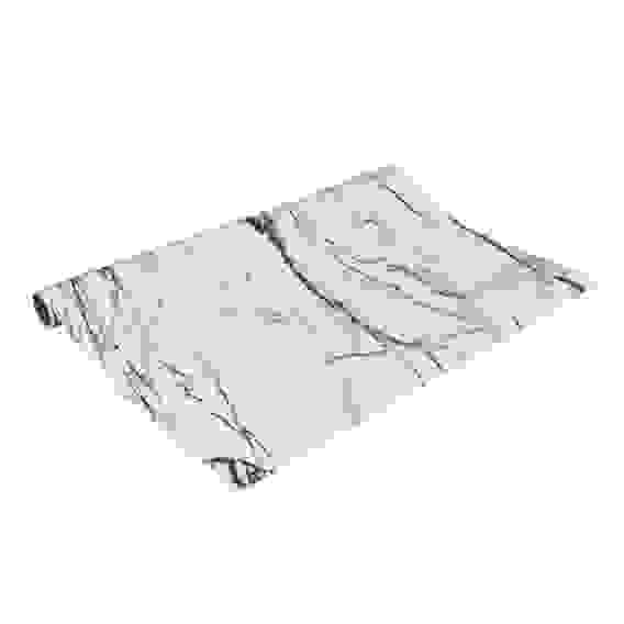 Гибкое стекло, ПВХ, мрамор, белый, 60x80x0,08см VETTA