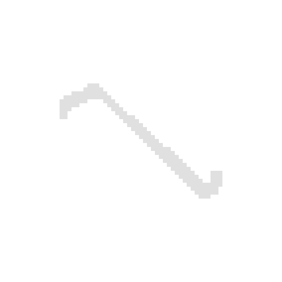 Двухсторонний крючок для дверей и шкафов h150 белый