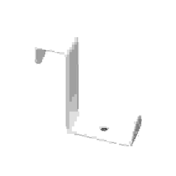 Двухсторонний крючок для дверей и шкафов h60 белый