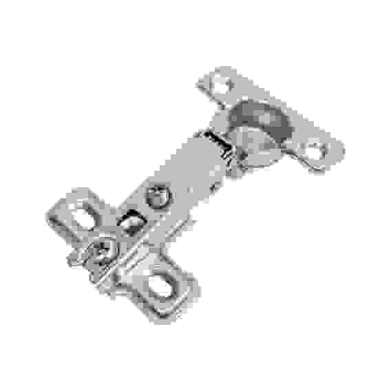 Петля меб. Ø26 для накладных дверей в сборе с пластиной под шуруп. Н=0 (2шт.)