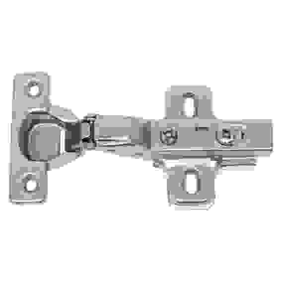 Петля меб. Ø26, с доводчиком, в сборе с пластиной под шуруп, для вкладной двери, CLIP (2шт.)