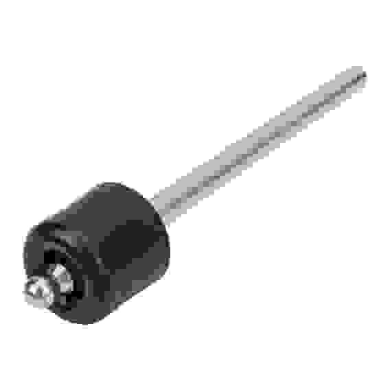 Ограничитель дверной забивной 220мм черный