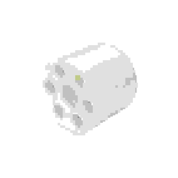 Демпферный ограничитель универсальный 40х40 белый