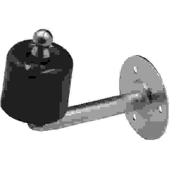 Ограничитель дверной настенный 90мм черный