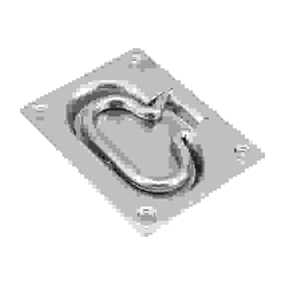 Ручка для погреба скрытая 100х80 цинк