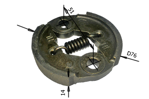 Муфта сцепления для бензокосы Китай объемом 33-43см