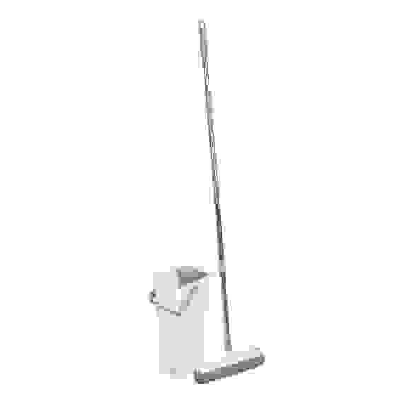 Набор швабра ПВА с ведром, полипропилен, ABS-пластик, швабра:28х5,5х129см, ведро: 16х13х35 см VETTA