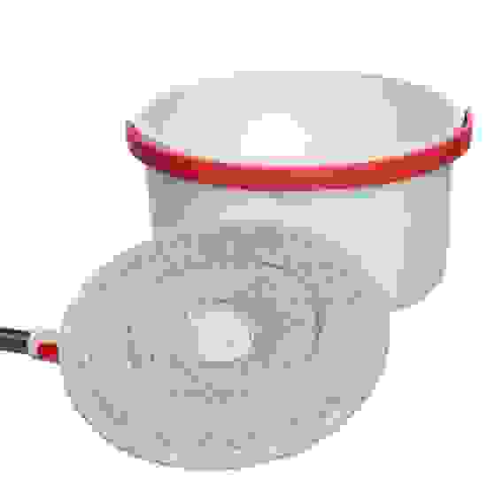 Набор швабра с круглым ведром, 2 насадки, ABS-пластик, полипропилен, нерж.сталь VETTA