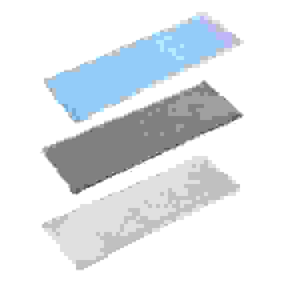 Насадка для швабры из микрофибры, 10х40см, &quot;Ромбы&quot; VETTA