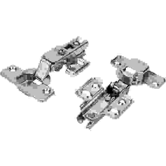 Петля меб. Ø35, 110°, для накладных дверей, в сборе с пластиной под шуруп. Н=0 (2шт.)