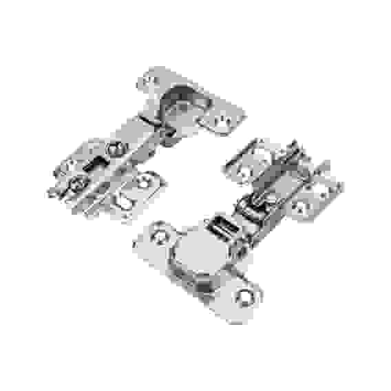 Петля меб. Ø35, 110°, для накладных дверей, в сборе с пластиной под шуруп. Н=0 (2шт.)