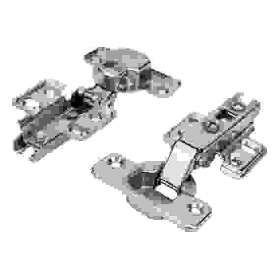 Петля меб. Ø35, 110°, для накладных дверей, в сборе с пластиной под шуруп. Н=0 (2шт.)