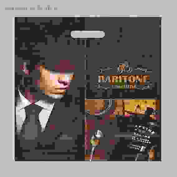 Пакет "Баритон", полиэтиленовый с вырубной ручкой, 45 мкм 40 х 47 см