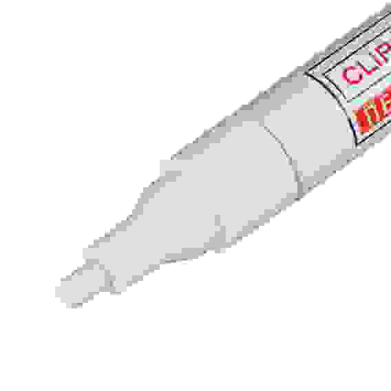 Маркер-краска, перманент, для любых поверхностей, 1мм, белый, металл, краска ClipStudio